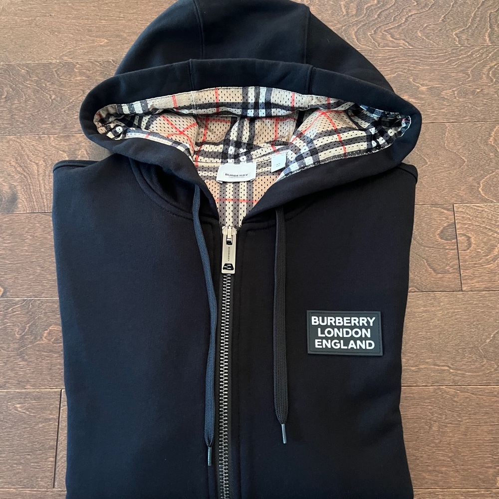 Men's Burberry cotton sweater hoodies